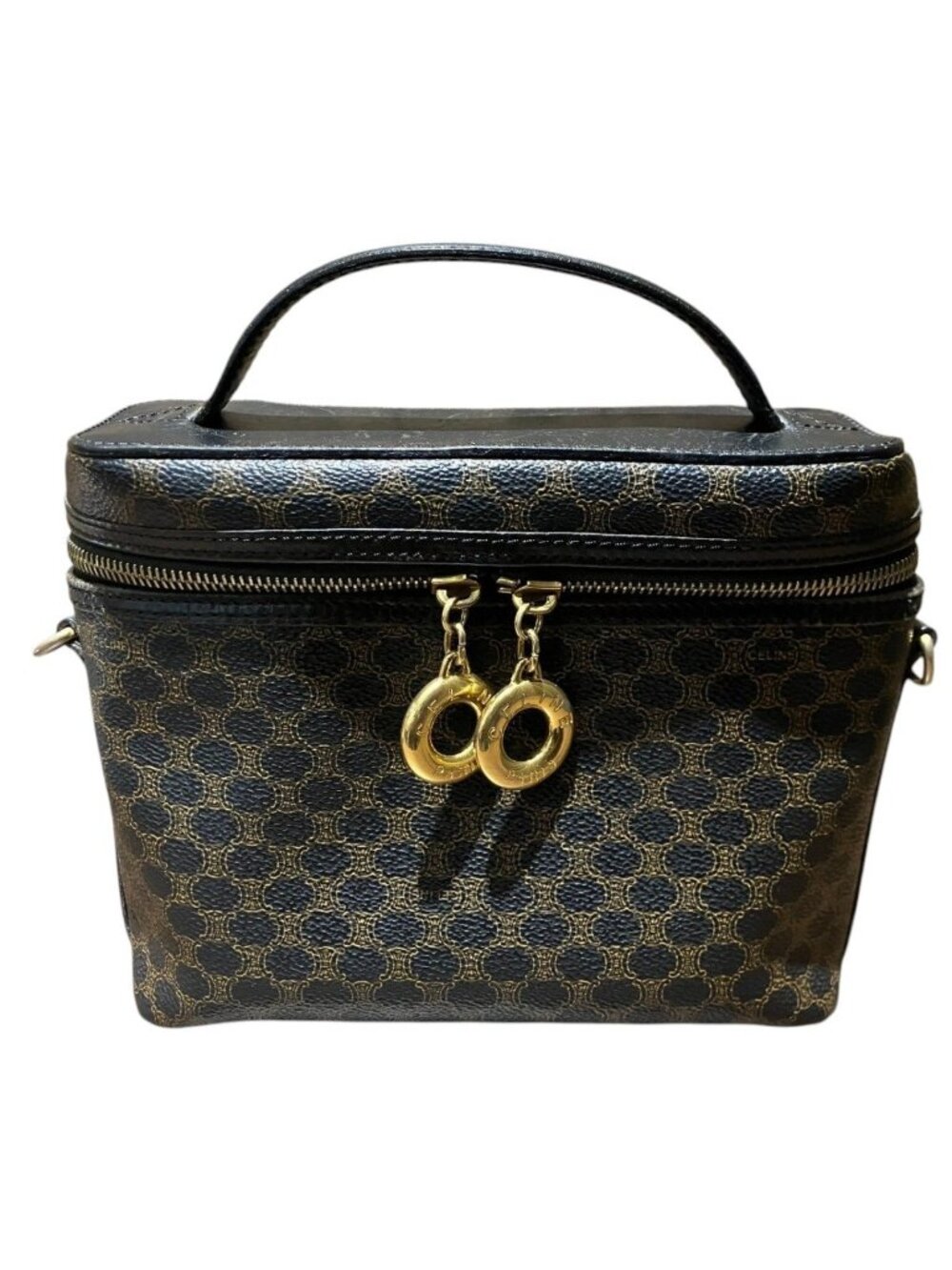 Celine Vanity Macadam Makeup Pouch